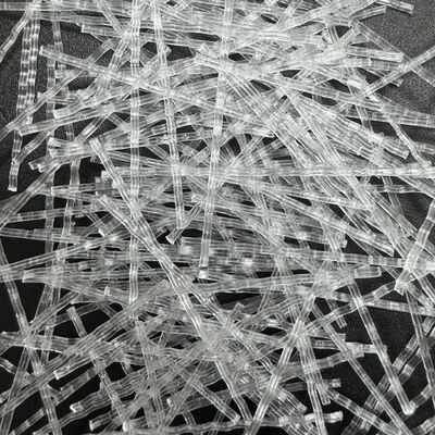 Bentuk Gelombang Serat Makro Polypropylene PP Kekuatan Tinggi Untuk Konstruksi Jembatan