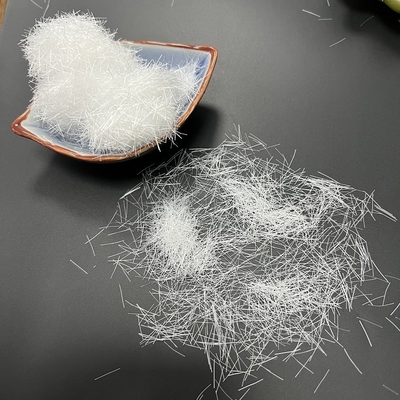 0.2mm Serat PVA Uhpc Serat Sintetis Khusus Serat Polimer Kekuatan Tinggi Untuk UHPC