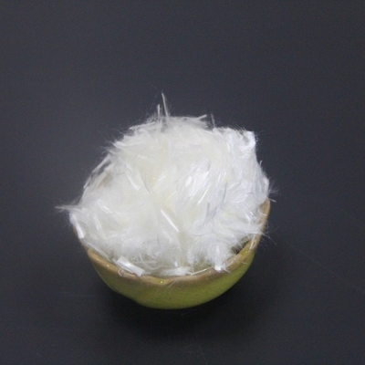 Denier of 40um Light Yellow Polyvinyl Alcohol PVA Fiber Untuk beton ECC