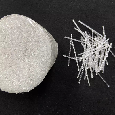 Serat Makrofiber Polipropilena Bertulang Beton 54mm untuk Pertambangan Konstruksi