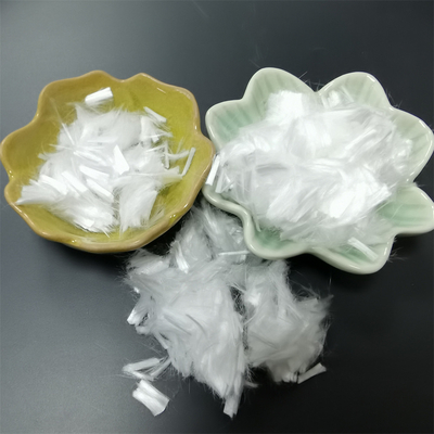 6mm Monofilamen Reinforced Concrete Polypropylene PP Fiber untuk Konstruksi