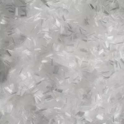 PP Micro Fiber Polypropylene Staple Fiber 12mm Untuk Aditif Semen Beton