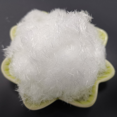 30micron Low Melting Point Polyethylene Explosion Proof Fiber Untuk Bahan Tahan Api