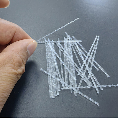 Polypropylene PP Makro Fiber Wave Form Untuk Pembangunan Jembatan