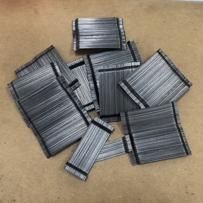 CE Certified End Hook Glued Steel Fiber 30mm - 55mm Untuk Penguatan Beton