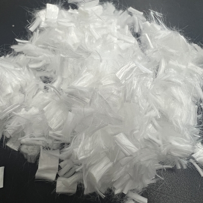 100% Biru PP Serat Monofilament 110F Untuk Cement Resistance Cracking