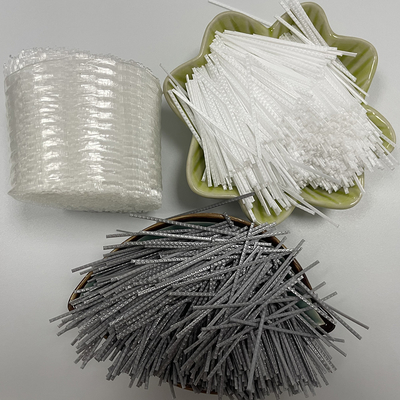 Polypropylene PP Fiber Sintetis Macrofiber Untuk Beton Semen Anti Retak