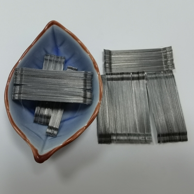 CE Certificates Glued Hooked End Waved Steel Fibers Untuk Penguatan Beton Frc Uhpc