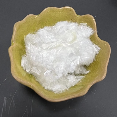 Serat PP Monofilamen Polypropylene Putih Lembut Untuk Konstruksi Industri Beton