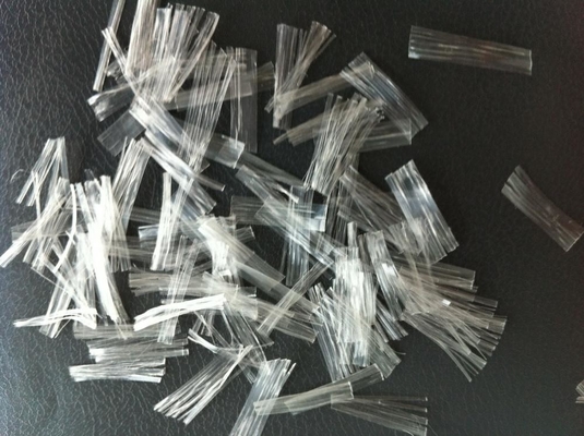 Balok Seperti Net White Polypropylene Concrete PP Mesh Fiber Untuk Konstruksi Beton