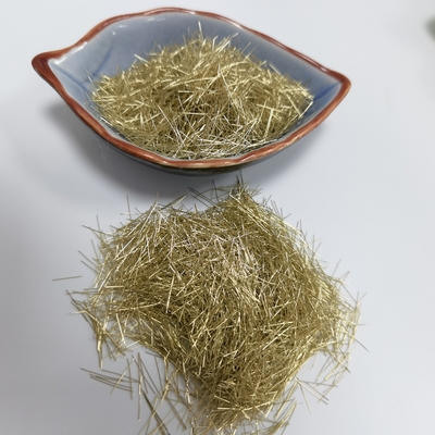 0.2mm 0.22mm diameter Brass Coated Micro Steel Fiber untuk UHPC dan beton