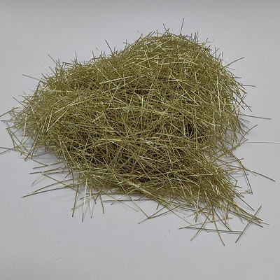 Superior Crack Control Brass Coated Micro Steel Fiber Untuk Slab On Pile