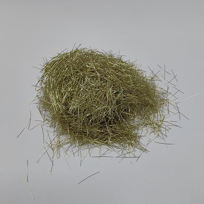 Superior Crack Control Brass Coated Micro Steel Fiber Untuk Slab On Pile