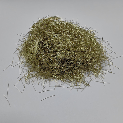 Superior Crack Control Brass Coated Micro Steel Fiber Untuk Slab On Pile