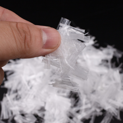 100% Virgin Beton PP Fiber Fibrillated Mesh Forms Untuk Perkuat Beton