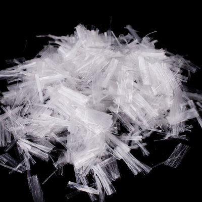 100% Virgin Beton PP Fiber Fibrillated Mesh Forms Untuk Perkuat Beton