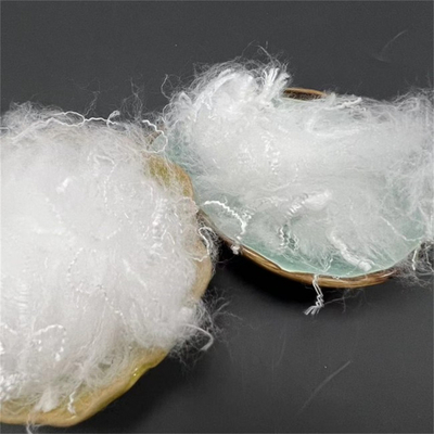 Short Cut 6mm Polylactic Acid PLA Fiber Serat Jagung Untuk Industri Minyak