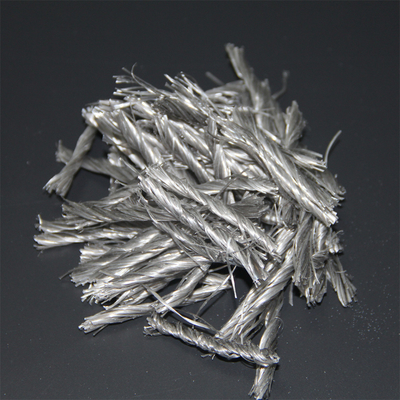 Jenis hybrid PP Fiber Mesh &amp; Twisted Bunchy untuk Memperkuat Beton Semen