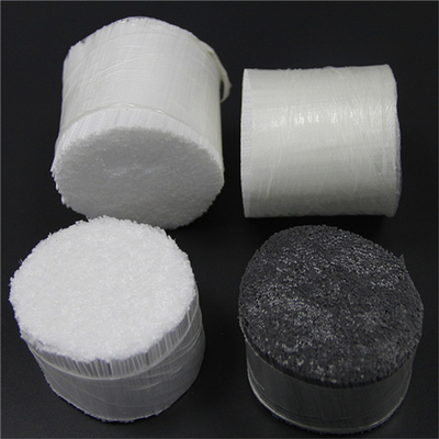 48mm PP Makro Serat Embossed Untuk Mengganti Tradisional Steel Mesh