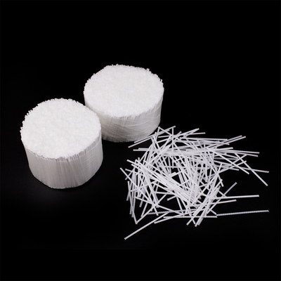 48mm PP Makro Serat Embossed Untuk Mengganti Tradisional Steel Mesh