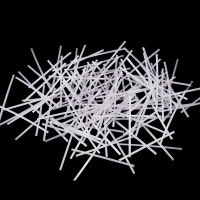 48mm PP Makro Serat Embossed Untuk Mengganti Tradisional Steel Mesh