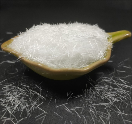 0.2X12mm Monofilament Synthetic PVA Fiber Untuk UHPC Untuk Dekorasi Bangunan Dinding Luar