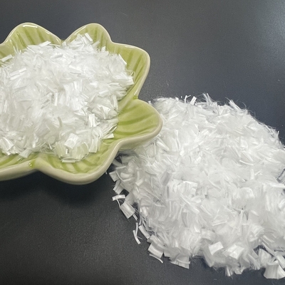 White Staple Fiber 6mmx1.66dtex Short Cut Corn PLA Fiber Untuk Pengeboran Minyak