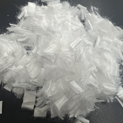 Serat Putih Terpotong 1,5D*6mm Baja Serat PLA untuk Cairan Pengeboran Industri Minyak