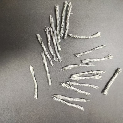 PP Serat Twisted Bunchy Bentuk Untuk Konstruksi Beton Penguatan