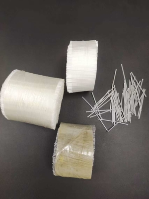 9000Mpa Anti-mikro retak Dan Ketahanan PP Makro Serat Embossed Untuk Teknik Beton