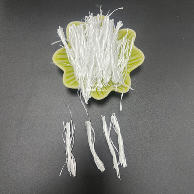 Polypropylene Makro Fiber Twisted Bundle Untuk Perkuat Beton Dalam Bangunan Konstruksi PP Fiber Model
