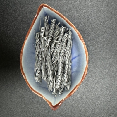 PP Serat Twisted Bunchy Bentuk Untuk Penguatan Untuk Beton Semen