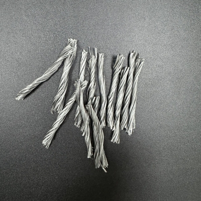 PP Serat Twisted Bunchy Bentuk Untuk Penguatan Untuk Beton Semen