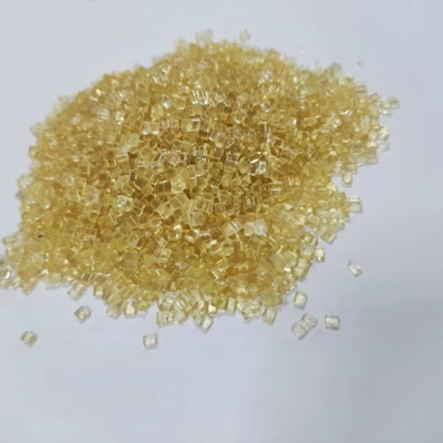 Putih atau Kuning Putih Granular Chlorinated Polypropylene untuk Packing Film Of Candy dan BOPP Composite Packing.