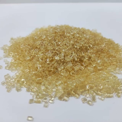 Putih atau Kuning Putih Granular Chlorinated Polypropylene untuk Packing Film Of Candy dan BOPP Composite Packing.