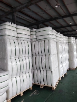 Serat gelombang makro PP Polypropylene sintetis untuk pengukuhan beton untuk penggunaan mortar