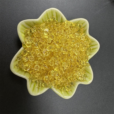 Good Gloss Kuning Bentuk Semicircular Resin Polyamide Larut Alkohol Untuk Ink Pencetakan Sistem Alkohol