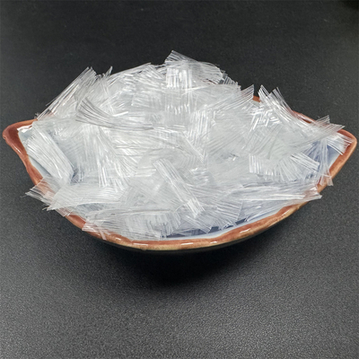 560Mpa Kekuatan Tarikan Fibrillated Mesh Polypropylene Fiber Meningkatkan Perlindungan Baja Untuk Konstruksi Rumah dan Pabrik Modern