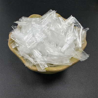 560Mpa Kekuatan Tarikan Fibrillated Mesh Polypropylene Fiber Meningkatkan Perlindungan Baja Untuk Konstruksi Rumah dan Pabrik Modern