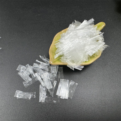 Serat 12-20mm Polypropylene Mesh Meningkatkan Kualitas dan Kekuatan Teknik Beton