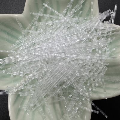 Bentuk Gelombang Serat Makro Polypropylene PP Kekuatan Tinggi Untuk Konstruksi Jembatan