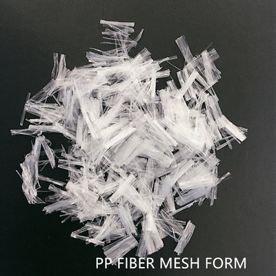 Polypropylene fiber PP fiber mesh untuk menambahkan beton sebagai penguat