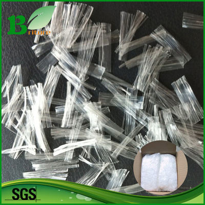 Polypropylene fiber PP fiber mesh untuk menambahkan beton sebagai penguat