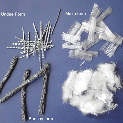 Polypropylene fiber PP fiber mesh untuk menambahkan beton sebagai penguat