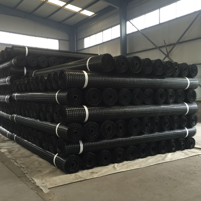 39x39mm Polypropylene PP Biaxial Geogrid Glass Untuk Penguatan Dasar Jalan