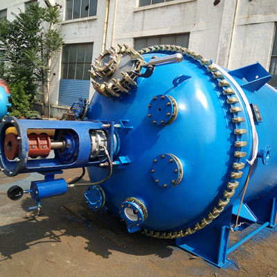 Peralatan Reaktor Berjajar Kaca Tipe K 5000L Untuk Produksi Kimia