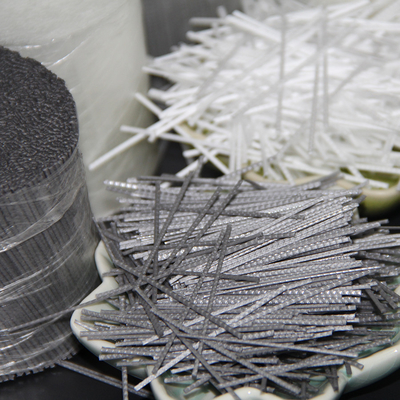 Synthetic PP Microfiber Plastic Fiber Reinforced Concrete 54mm Untuk Konstruksi