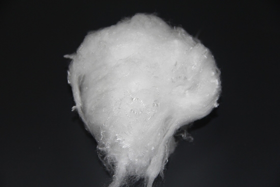 White Anti Bakteri PLA Polylactic Acid Fiber Polypropylene Staple Fiber Untuk Tekstil