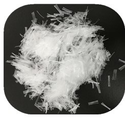 Pengiriman Cepat Polypropylene Fiber Fibrillated Mesh Form PP Fiber Untuk Semen