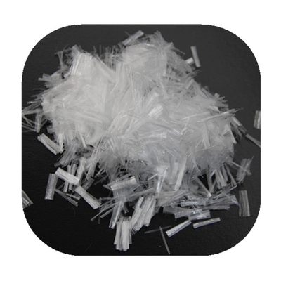 20mm Bahan Perawan Pp Mesh Fiber Polypropylene Graded Tape Fibrillated Sintetis Cincang Serat Beton Bertulang